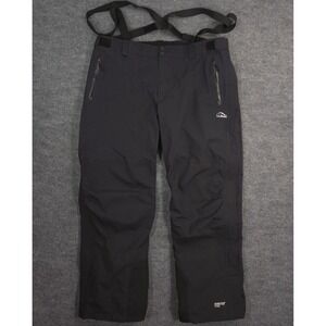 LL Bean Gore Tex Pro Shell Pants Mens XXLT Black Suspenders Outdoor Performance